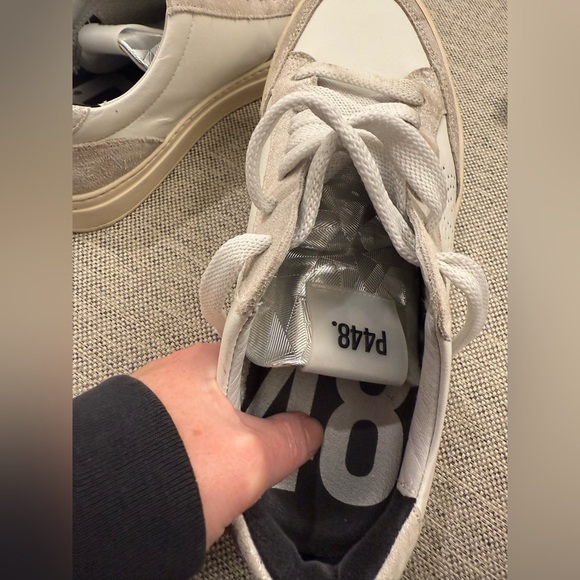 P448 Thea Silver Sneakers - Picture 8 of 8